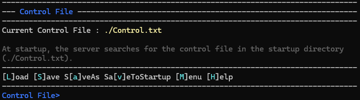 control-file