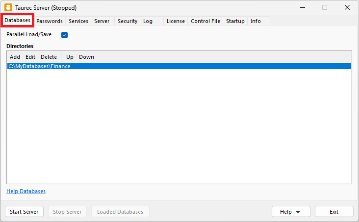databases