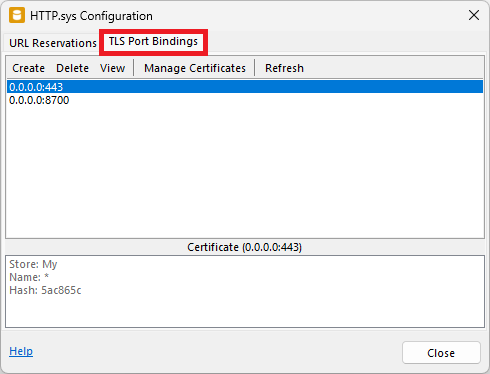 tls-port-bindings